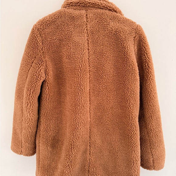 Cozy Tan Teddy Coat - Picture 4 of 5